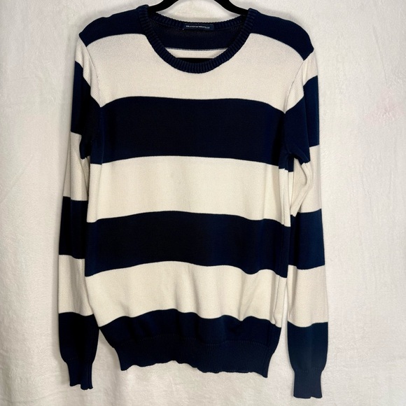Brandy Melville Brianna Cotton Thick Stripe Sweater One Size - Picture 4 of 8
